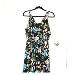 Floral print dress